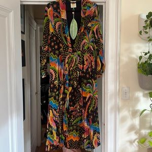 Farm Rio macaw Island Maxi Dress